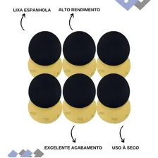 6 Lixa Brilho Seco 180mm 7 Polegadas Polir Granito + Suporte Quantidade de cascalhos 0 Foto mini 4