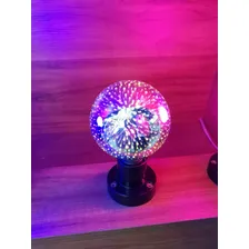 6 Lâmpada Natal Decorativa G80 3d Led Bulbo 6w 2700k Fogos 110v/220v (bivolt) Foto mini 4