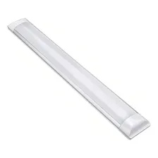 6 Luminárias Led 20w Linear 60cm Bivolt Branco Frio 110V/220V (Bivolt) Foto  mini 1
