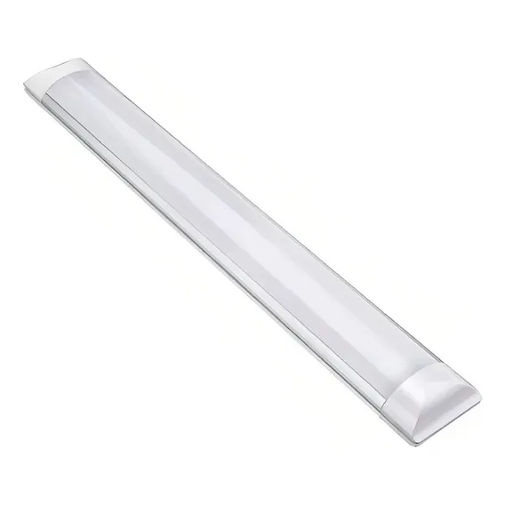 6 Luminárias Led 20w Linear 60cm Bivolt Branco Frio 110V/220V (Bivolt) Foto 1