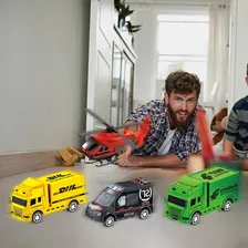 6 Miniatura Caminhões Brinquedo Vermelho Betoneira Magirus Foto mini 3