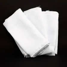 6 Pano De Boca Pinte E Borde Incomfral 100% Algodao Luxo Cor Branco - Pinte E Borde Foto mini 2