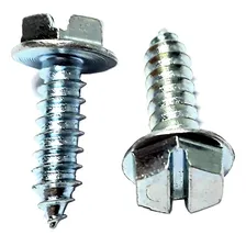 6 Parafusos Gnv Rosca Soberba 4.8x16mm Sextavado Com Fenda Foto mini 3