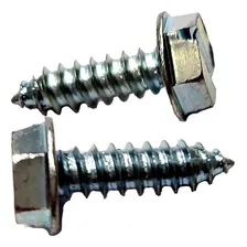 6 Parafusos Gnv Rosca Soberba 4.8x16mm Sextavado Com Fenda Foto mini 4