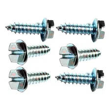 6 Parafusos Gnv Rosca Soberba 4.8x16mm Sextavado Com Fenda Foto mini 2