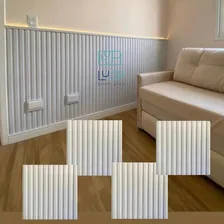 6 Placas 3d Painel Ripado Revestimento De Parede Encaixe Foto mini 3