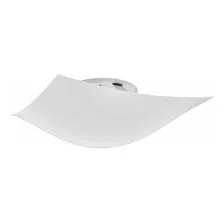 6 Plafon Solari Quadrado 28cm 60w Para 2 Lâmpadas Taschibra Cor Branco 110V/220V Foto mini 2