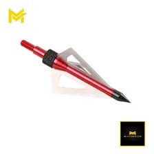 6 Pontas De Caça Para Flecha Arco Recurvo Composto Balestra Cor Vermelho Foto mini 4