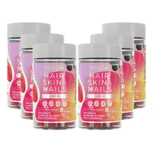 6 Potes - Gummie Aliv Hair, Skin & Nails, Gammy Cabelo Pele Foto  mini 1