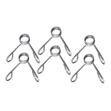 6 Presilhas Grampo Barra 27,5mm Musculação 3 Volta Reforçada Foto mini 1