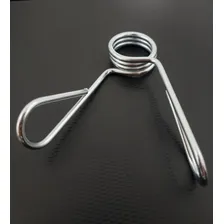6 Presilhas Grampo Barra 27,5mm Musculação 3 Volta Reforçada Foto mini 4