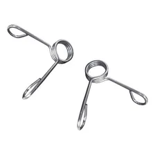 6 Presilhas Grampo Barra 27,5mm Musculação 3 Volta Reforçada Foto mini 2