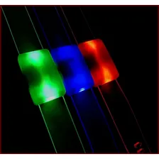 6 Pulseiras De Led Relógio Pisca Balada Casamento Carnaval Foto mini 4