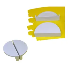 6 Puxadores Concha Vintage Branco Para Gavetas E Armários Foto mini 2