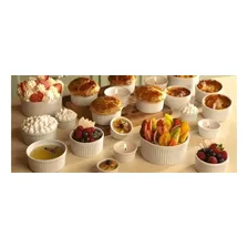 6 Ramekin Grande Grand Gateau 200 Porcelana Ref 287 Cor Branco Molheira Potinho Foto mini 4