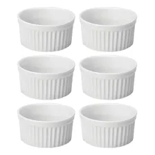 6 Ramekin Grande Grand Gateau 200 Porcelana Ref 287 Cor Branco Molheira Potinho Foto mini 1