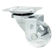 6 Roda Rodinha RodÃzio Anti Risco Silicone Gel 35mm 40kg Foto mini 4