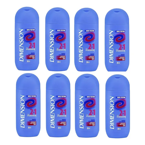 6 Shampoo Dimension 2x1 Cabelos Normal A Secos Foto 1