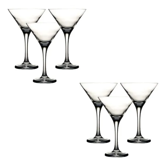 6 Taça Martini Windsor Para Buffet 250  Ref 7228 Cor Transparente Foto 1