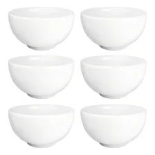 6 Tigelas Cumbuca Porcelana Branca 500ml Sopas E Caldos Foto  mini 1
