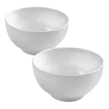 6 Tigelas Cumbuca Porcelana Branca 500ml Sopas E Caldos Foto mini 4