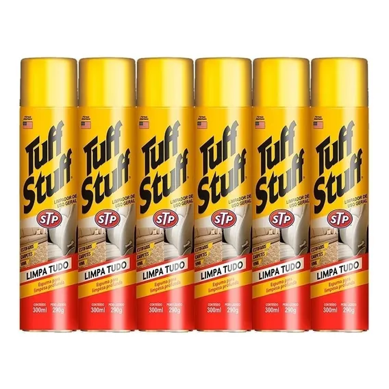 6 Tuff Stuff Espuma Limpeza Bancos Carpetes Painéis Tapetes Foto 1