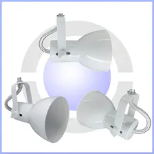 6 Unid Spot Trilho Lampada Bulbo Led E27 Direcional - Bocão Cor Branco 110V/220V Foto mini 3