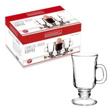 6 Xícaras Caneca Taça Café Cappuccino Dolce Gusto 250ml Cor Transparente Cofee Foto mini  3