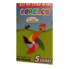 60 Caixas De Mini Giz De Cera 4x6cm - Coreles Foto mini 4