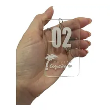 60 Chaveiro Personalizado Em Acrílico 3mm Gravação Laser Foto mini 1