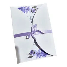 60 Envelope P/ Convite De Casamento Imperdível 2 Opções Cor Branco Convite Branca Foto mini 1