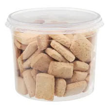 60 Unidades Pote Plástico Redondo 1300ml Lacre Bolo No Pote Foto mini 1