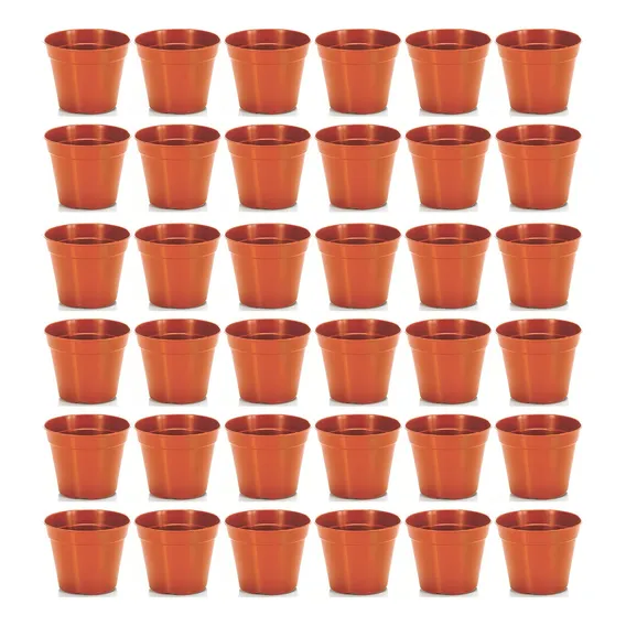 60 Vasinhos Para Suculenta Marrom 150ml Imediato Foto 1