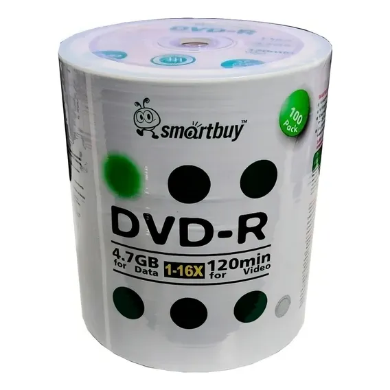 600 Dvd-r Smartbuy Logo 4.7 Gb 120 Minutos Foto 1