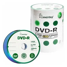 600 Dvd-r Smartbuy Logo Verde 4.7gb 120 Minutos 16x Foto mini  2