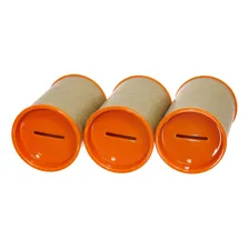 680 Cofrinhos Papelão 6x9,5cm Para Personalizar - Laranja Liso Foto mini 1