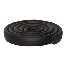6m Protetor Quina Borda Em U P/ Mesa Vidro Rolo Protege Bebe Cor Preto Foto mini  2