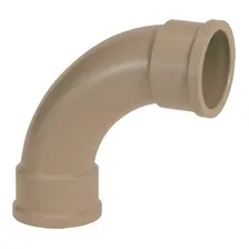 6un Curva 90° Soldável 50mm Marrom Água Fria Cano Tubo Foto mini 1