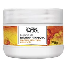 6un Parafina Hidratante Cenoura E Sol 260g Dágua Natural Foto mini  2