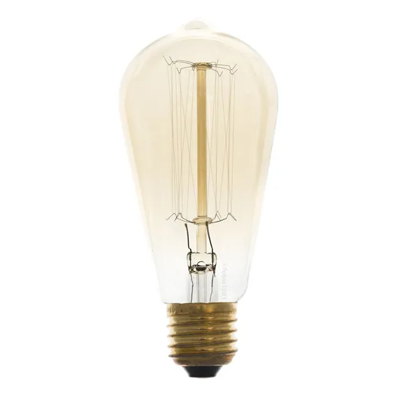 6x Lâmpada Retro Filamento De Carbono Edison Vintage 40w Foto 1