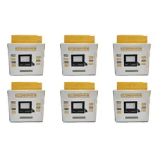 6x Refletor Economax 30w Luz Branco Frio 6500k Foto  mini 1