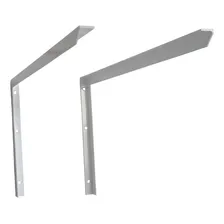 6x Suporte Reforçado Sem Mão Francesa - 40cm - Branco Foto mini  3