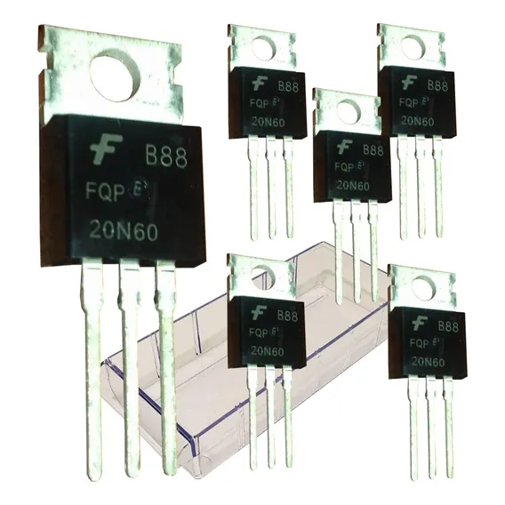 6x Transistor Fet Mosfet P20n60 P20 N60 20n60 Foto 1