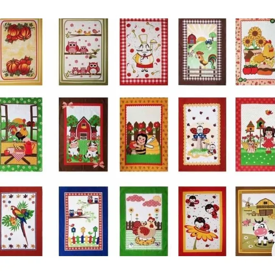 7 Panos De Prato Copa Atoalhado Felpudo Grosso 40x60 Cm Foto 1