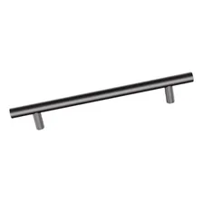 7 Puxador M贸veis Arm谩rio Inox Italy Il814 22,4cm Entre Furo Cor Grafite Foto mini 1