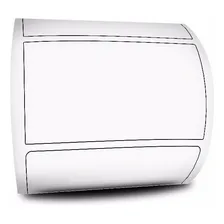 7 Rolos Etiqueta Couchê 80x30 Cor Branco Foto mini  2