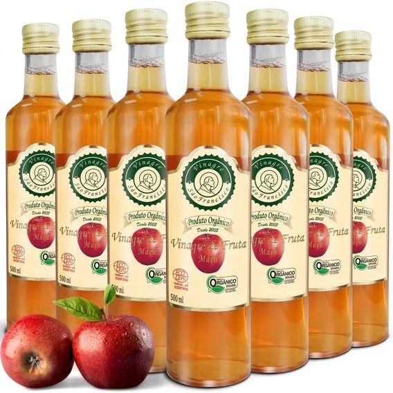 7 Vinagre De Maçã Orgânico 500ml São Francisco Foto 1