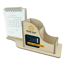 70 Calendários Porta Clips Caneta Personalizado Mdf Foto mini 1
