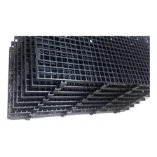 70 Pallet Estrado Plastico Preto 25x50x2,5cm Piso Plástico Foto mini 4