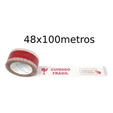 700 Mts Fita Adesiva Transp Inviolável Lacre Caixa Papelão Foto mini 2